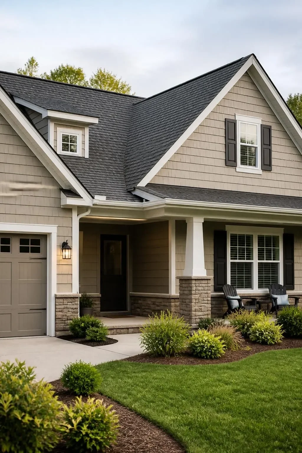 A Denver home with a newly replaced roof